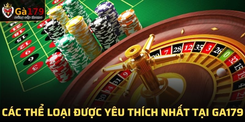 Các thể loại được yêu thích nhất tại GA179